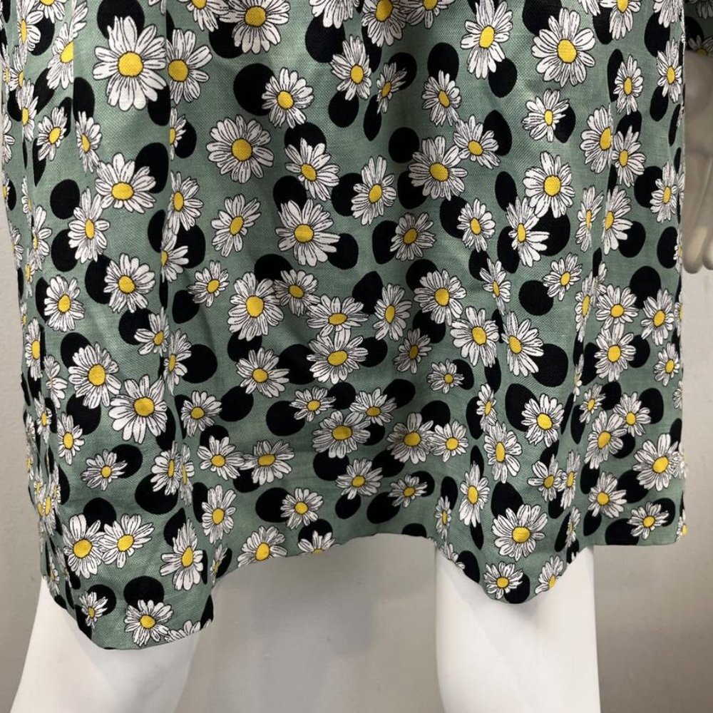 SANDRO NWOT FLORAL POLKA DOT DRESS - Picture 11 of 14